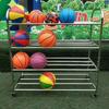 Outdoor Kindergarten Basketball Storage Cart