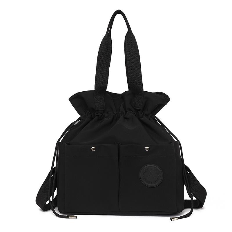 Women's Drawstring Backpack Multi-Functional Travel Bag Shoulder Tote Bag