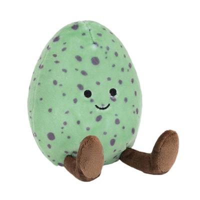 Jellycat Серия забавных предметов Eggsquisite Green Egg Кукла-компаньон Плюшевая кукла 10 см высотой