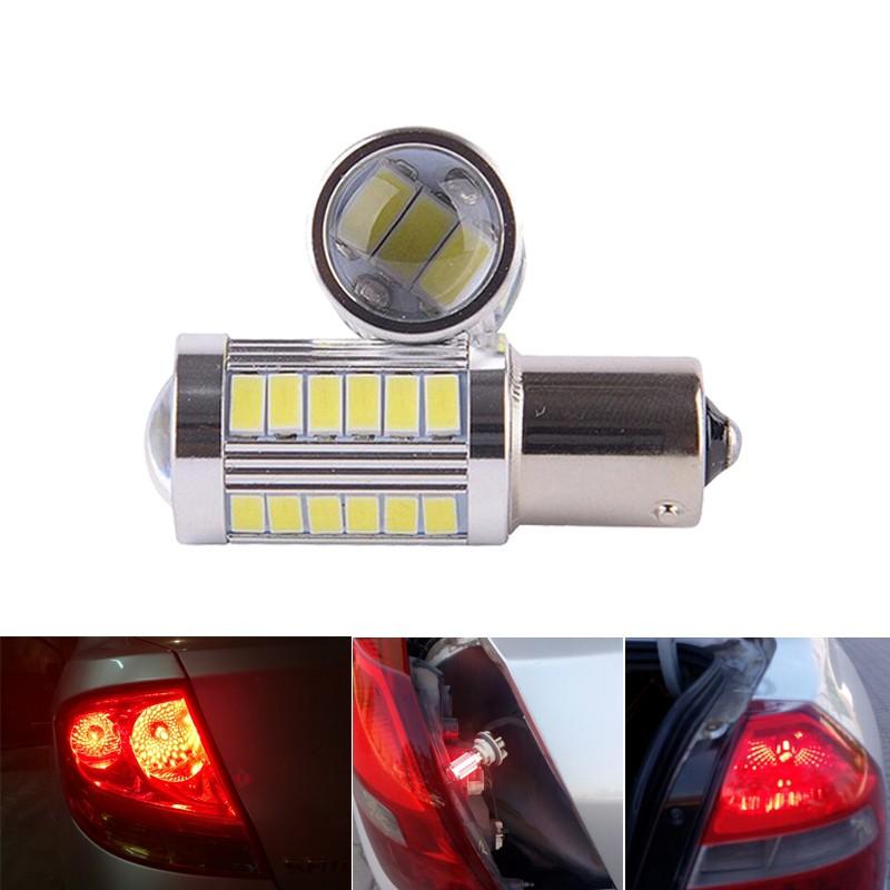 2 шт. 1156 SMD авто лампа автомобиля светодиодный стоп-сигнал фонарь заднего хода задний стоп-сигнал сигнальный фонарь заднего хода