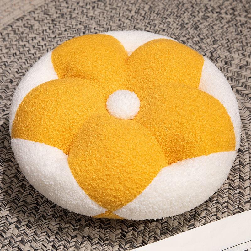 Rainbow futon seat cushion plush toy doll, office seat doll, tatami seat bay window seat cushion