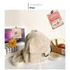 Super Popular Cute Mini Backpack, Corduroy Student Commuting Bag, Multi-Functional Portable Makeup Bag