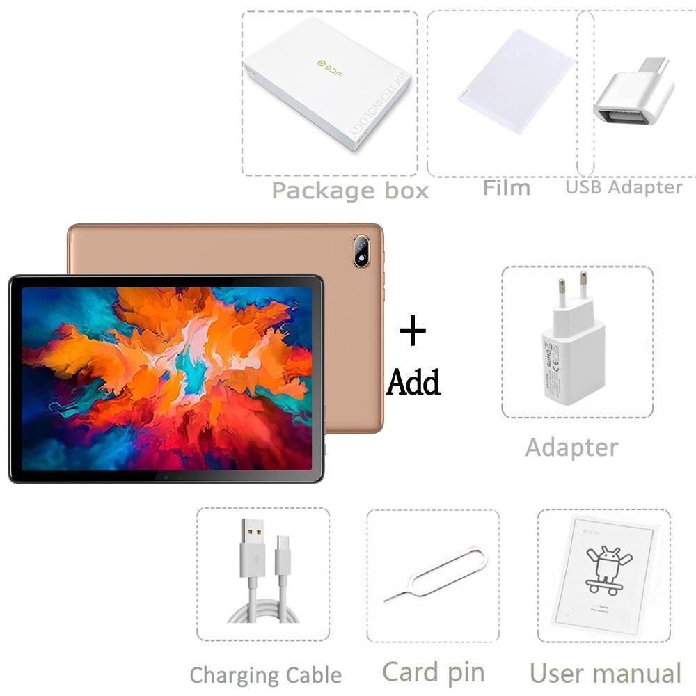 BDF Планшетный ПК G15 10,1 дюйма, 8 ГБ + 256 ГБ, Android12, 3G/4G LTE/5G/WIFi