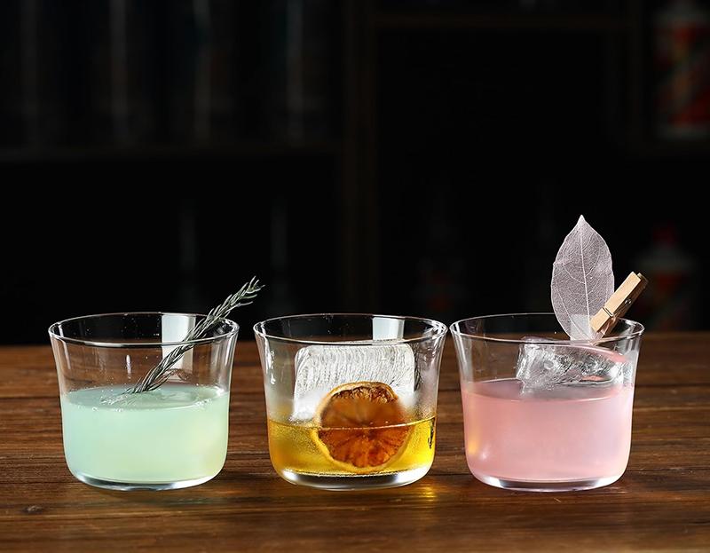 4PCS Clear Water Tumbler Water Glass Cup Whiskey Glass