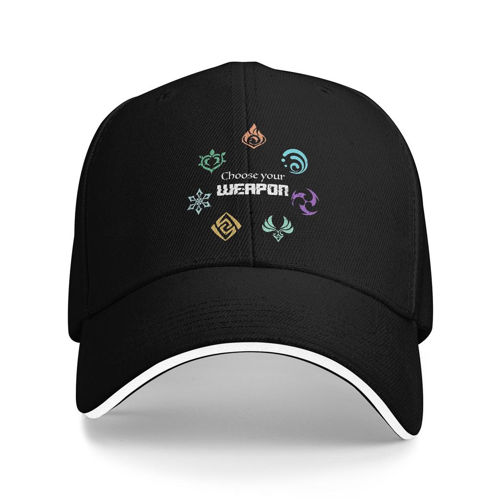 Diluc Genshin Impact Classic Baseball Caps Casual Sandwich Hat Unisex Polyester Dad Hat Fishing