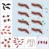 10pcs/lot Prank Funny Trick Joke Toys Special Lifelike Model Simulation Fake Rubber Cockroach Centipede Scorpion Gecko Bug Toy