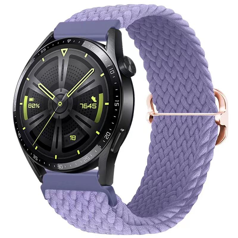 22-мм нейлоновый ремешок-петля для Samsung Watch 46 мм/Gear S3/3/4/5/6/7/Huawei Watch GT/2/3/GT5 Pro 46 мм Плетеный браслет для Amazfit GTR