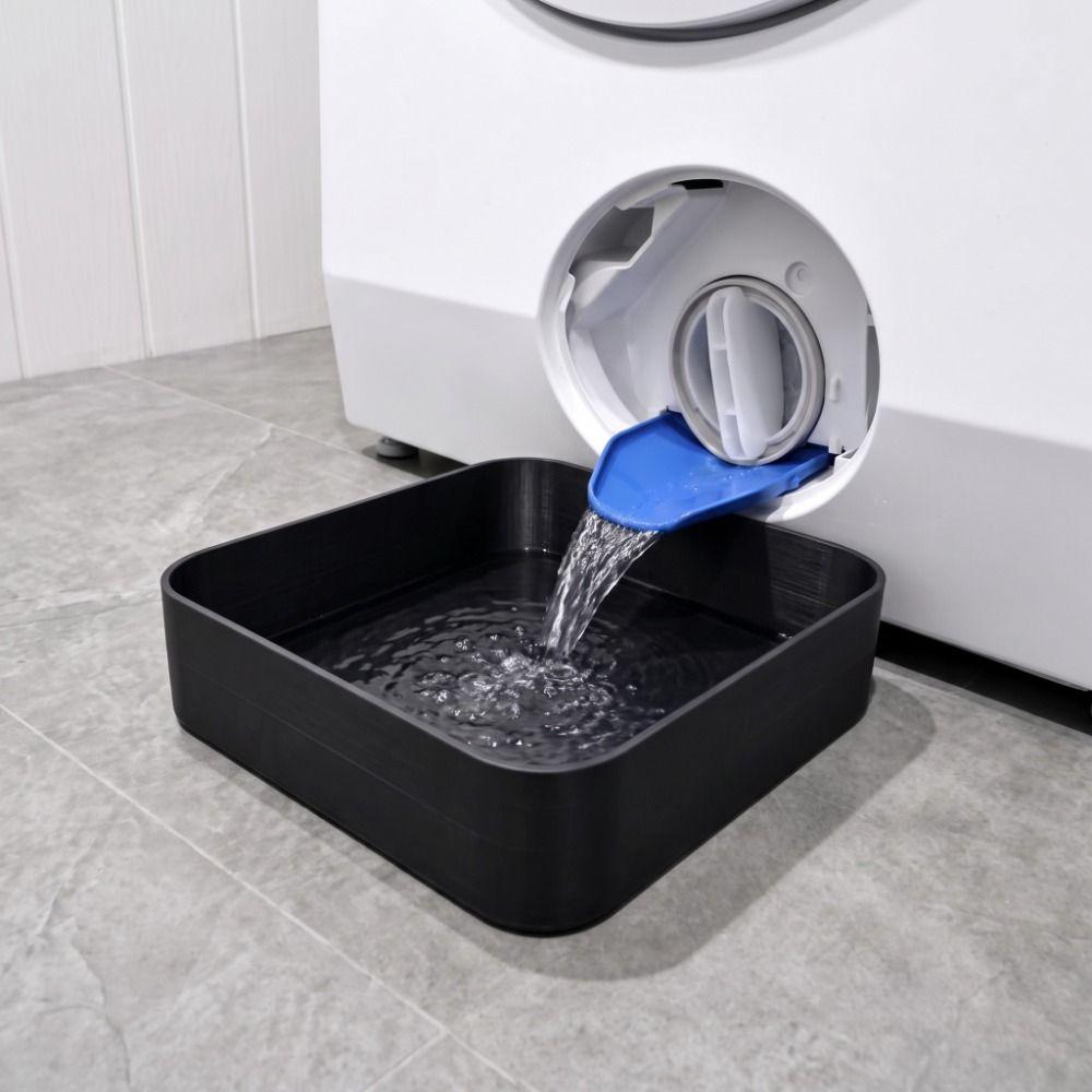 Anti-Overflow Washing Machine Drain Funnel Simple Water Collection Box Drain Pan Laundry Room