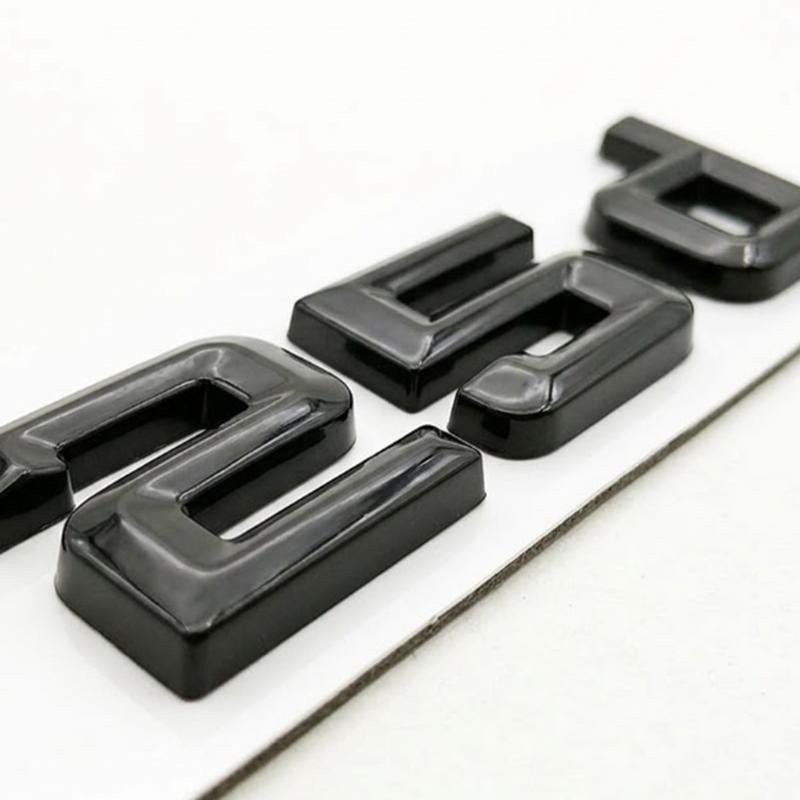 3D sDrive 18i 25d Car Emblem Badge For BMW X1 X2 X3 X4 Z4 Rear Trunk Letter Logo Gloss Black Chrome Sticker Accessories