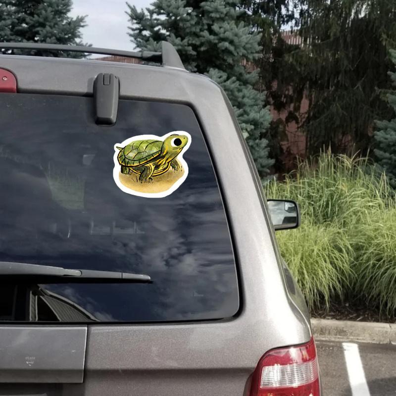 Tiny Turtle Sticker Durable for Laptop, Car, Luggage, Skateboard & More - Perfect for Teens, Adults, Creative Decor & Gifting
