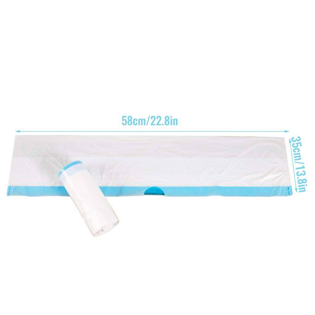 Кошачьи liners для лотка Одноразовые liners для кошачьего туалета Прочные утолщенные Мешки для кошачьего туалета с завязками Герметичные мешки для отходов