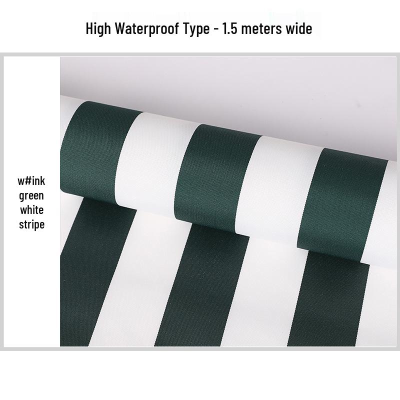 Водонепроницаемая ткань Оксфорд 600D, имитация акрила, с солнцезащитной полосой, ткань для шатра-навеса