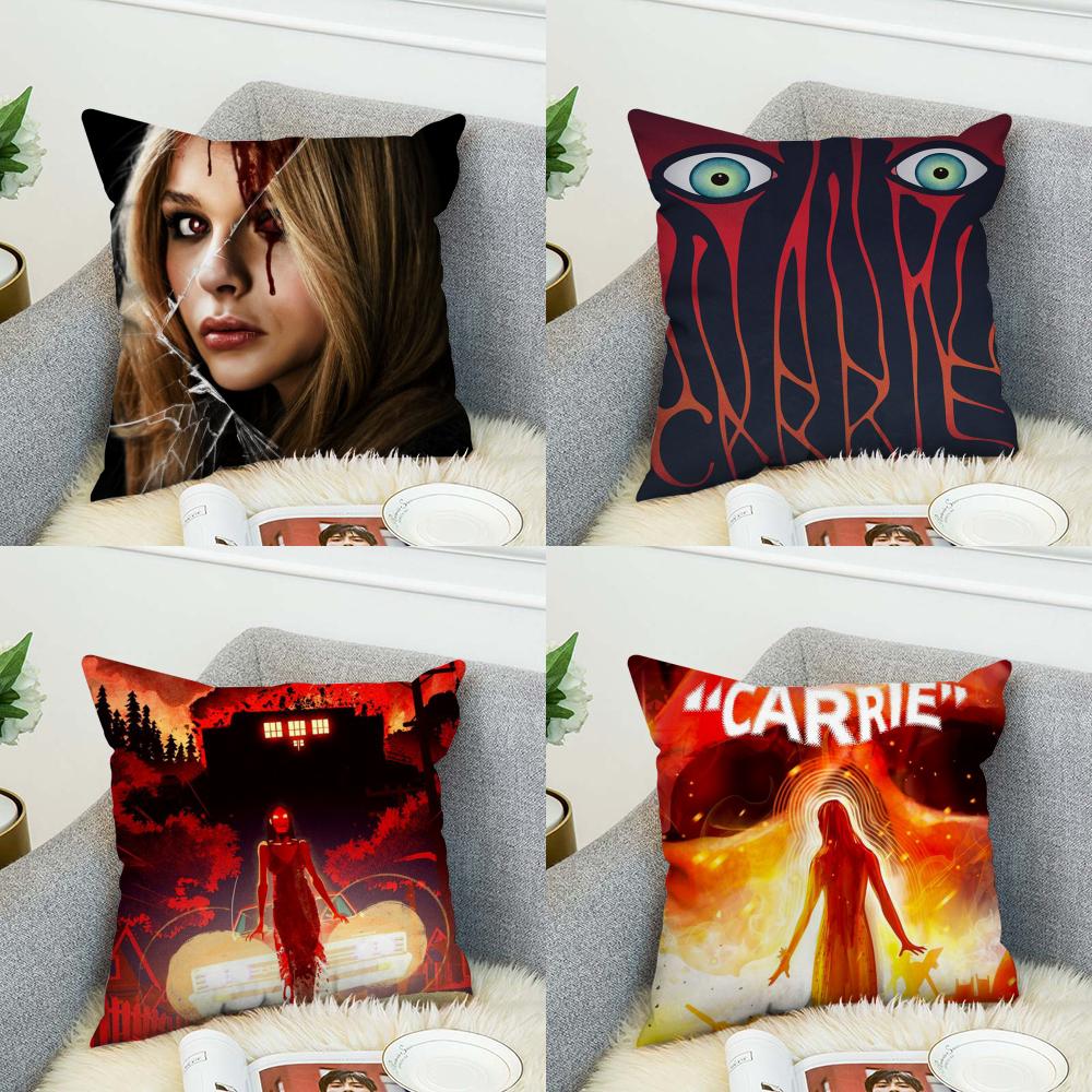 CCarrie Pillow Case For Car Sofa Decorative Home Doublesided Print Plush Square Throw Pillow Cushion Cover