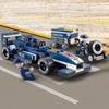 1:32 Car Club Racing Cars Blue Lightning 196PCS Building Block Toys Model Bricks Construction Kit for Kids Boys