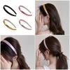 Luxury Satin Headband For Women Elegant Hair Accessory Adjustable Hairband Yoga Face Wash Party Wedding Hair Hoop