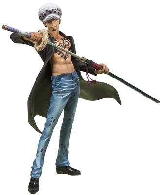 TAMASHII NATIONS Figuarts ZERO ONE PIECE Trafalgar Law 150 мм окрашенная готовая фигурка -Dressrosa Edition- Приблизительно. ПВХ и АБС