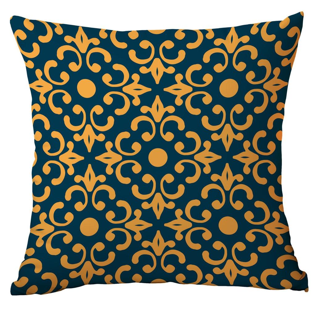 Polyester Colorful Geometric Pillow Case Combination Home Sofa Cushion Pillow Case