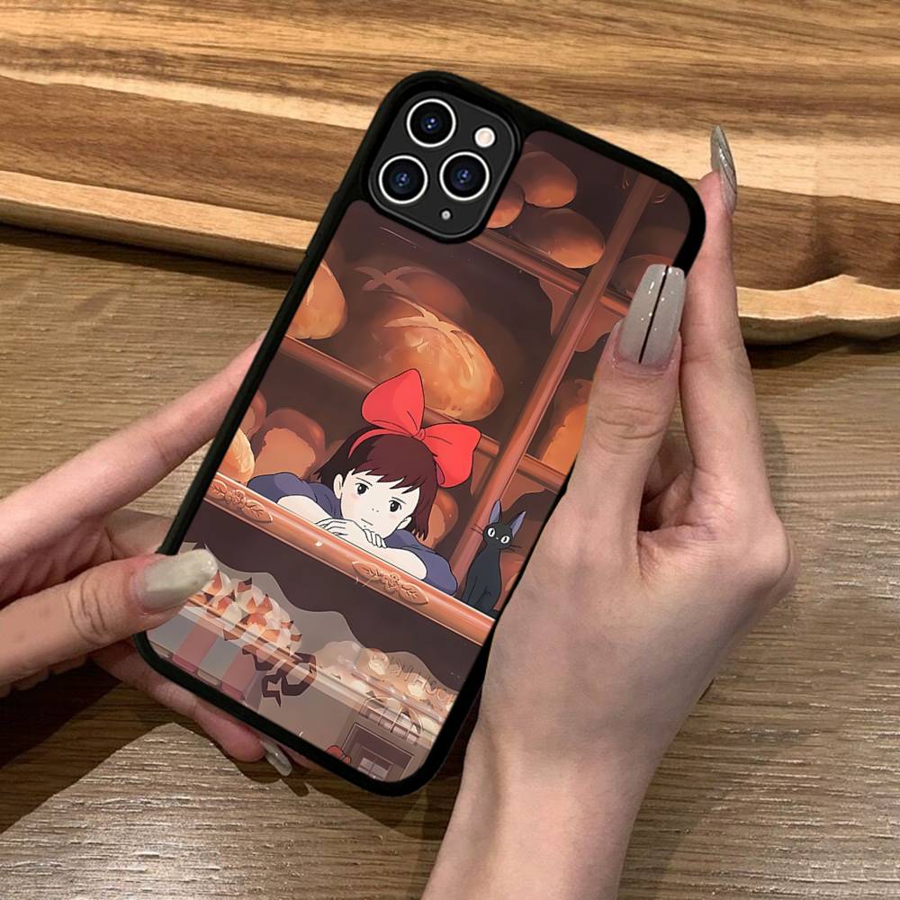 Чехол для телефона Аниме Служба доставки Ки-Ки Силикон PC+TPU Для iPhone 11 12 13 14 15 16 17 Pro Max Чехол Мобильные чехлы