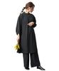 Washable Tuck Design Dress Wide Pants Set Sizes [Nissen] [Mourning/Formal Clothes] <Neina> Wrinkle-proof + <Large Available>