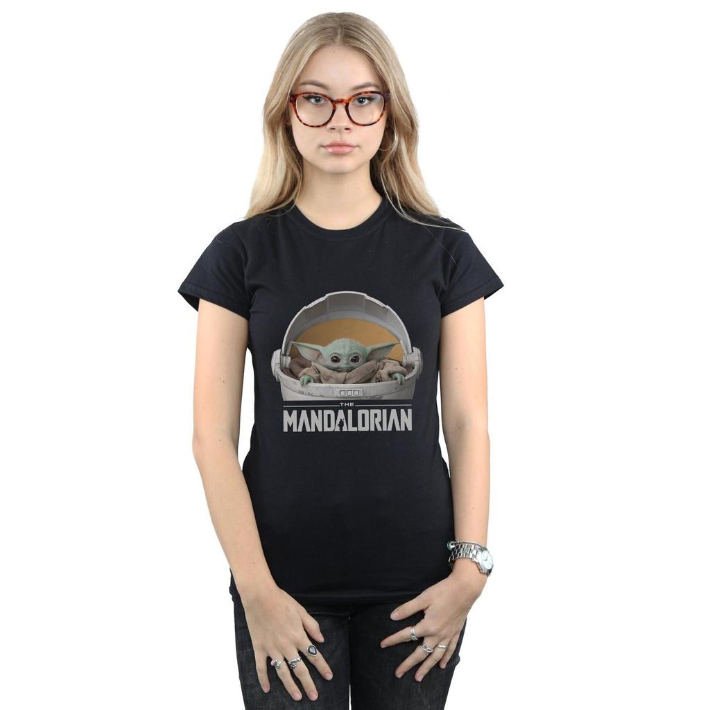 Star Wars Womens/Ladies The Mandalorian The Child Pod Cotton T-Shirt