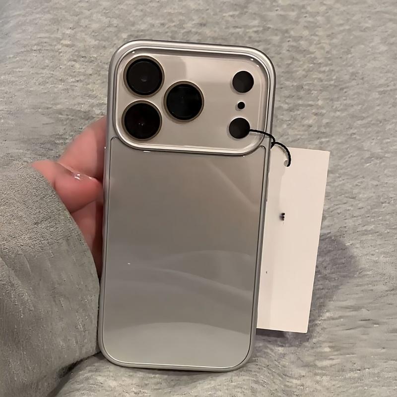 Luxury Candy Color Tempered Glass Camera Protection Case for iPhone 17 16 15 14 13 12 Pro Max Shockproof Bumper Hard Back Cover