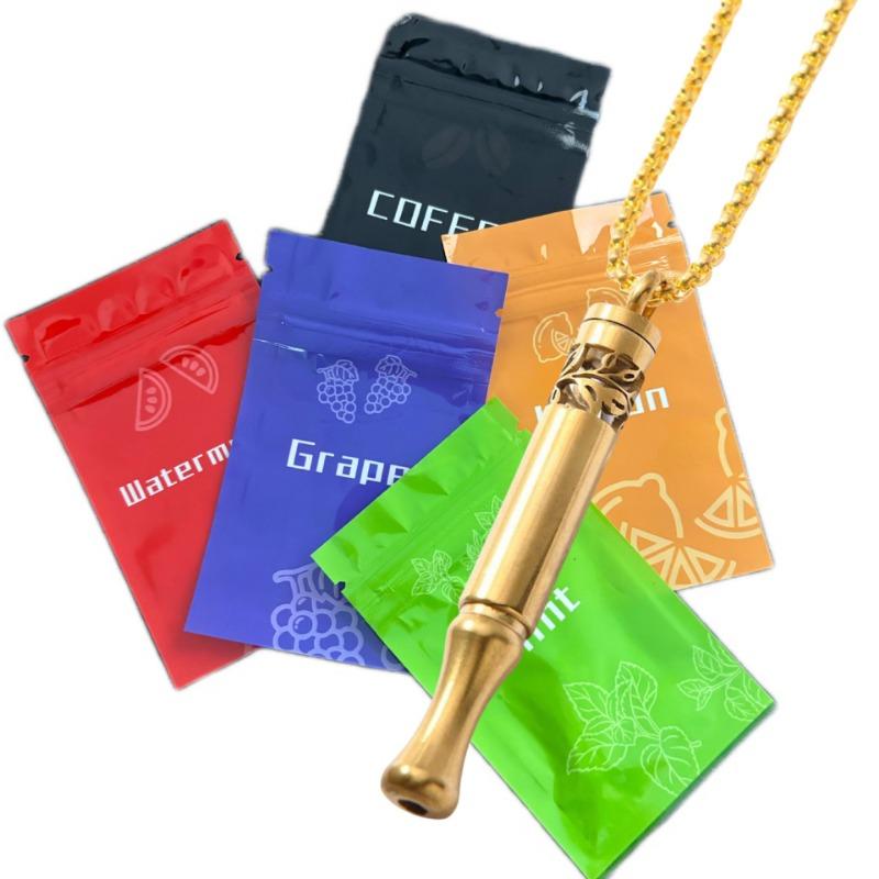 Подвеска-респиратор для медитации с узором, вращающийся и скручивающийся ароматерапевтический кулон из титановой стали с наборами из 5 ароматов