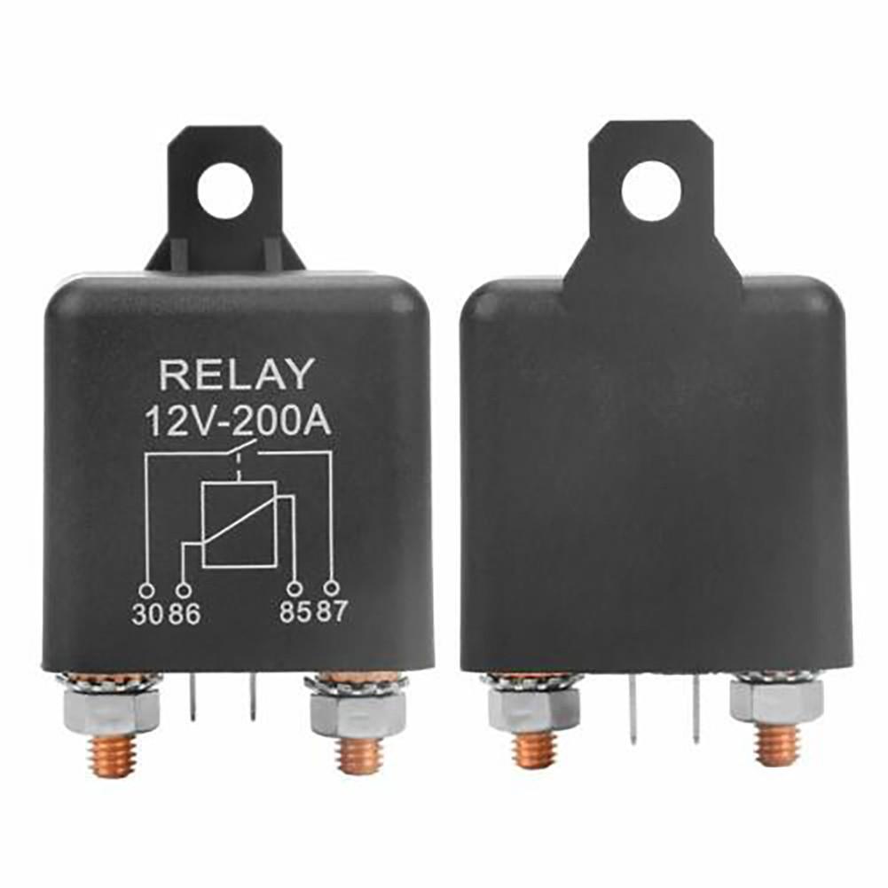 1PCS 4Pin 12V Car Battery Separator Coupler Power Switches Dual Battery Isolator Relay Start On/Off Car Automotive Control Unit
