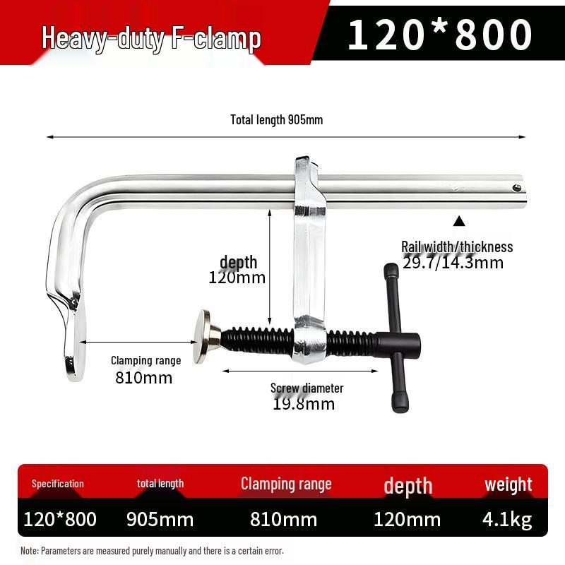 XiaoXiao F-образная сверхпрочная столярная струбцина: Прочная, быстрая фиксация под прямым углом с промышленной силой зажима.