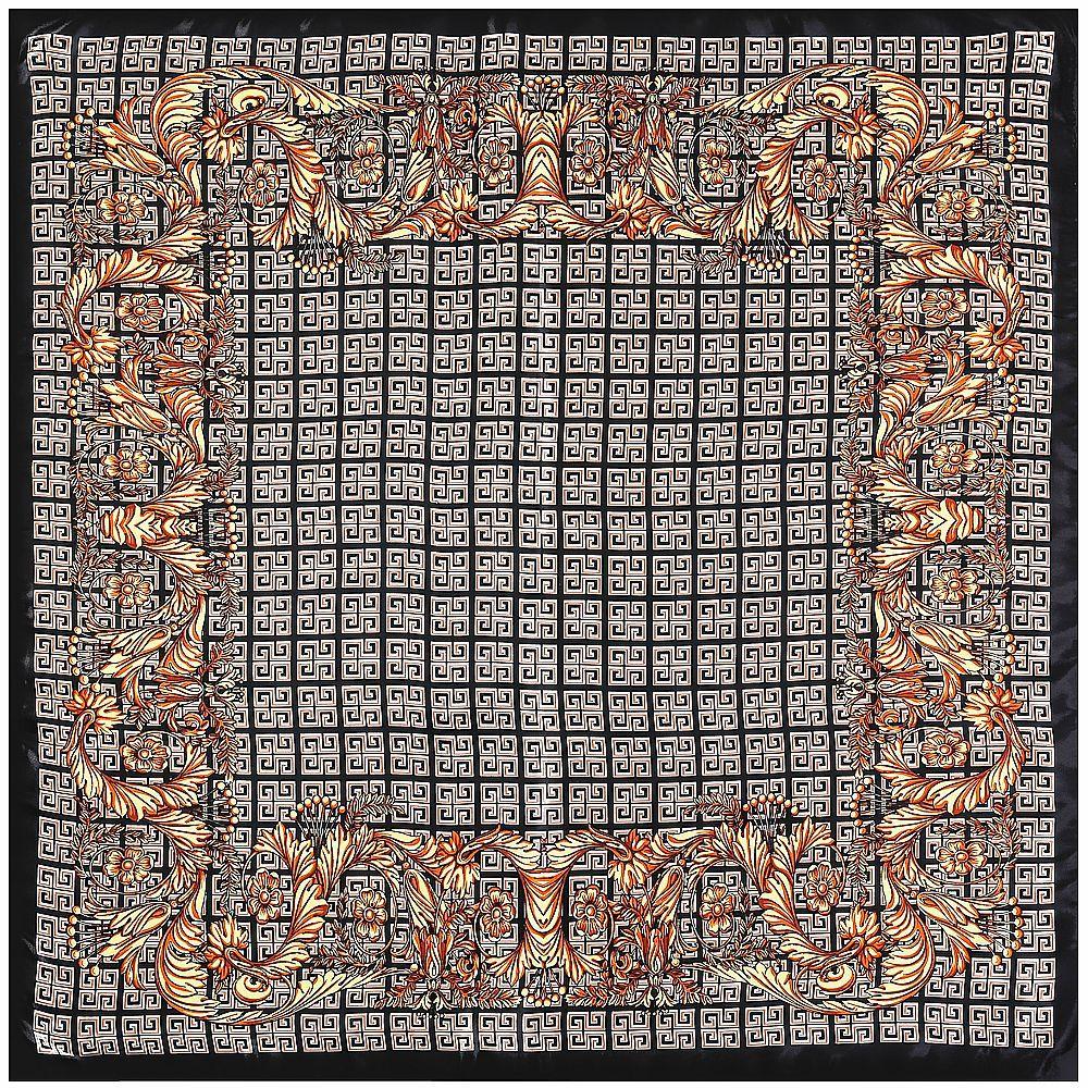 Luxury Four Leaf Clover Flower Headband Hijab Bandana Women Satin Silk Scarf Shawl Foulards Femme Square Scarves Wraps 90*90CM