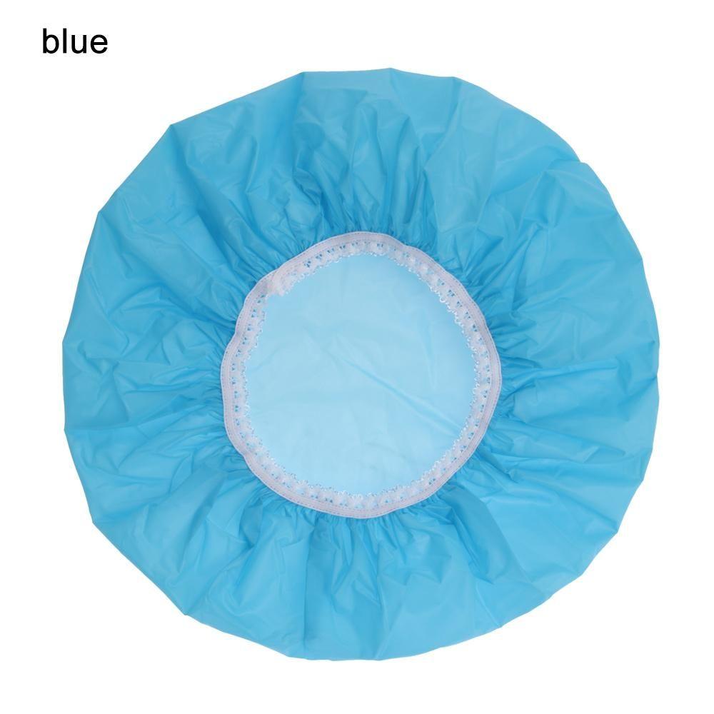 Salon Product Bathroom Supplies Hair Protect Bathing Shower Cap Waterproof Hats Elastic Band