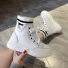 Footwear Sneakers Booties High Platform Sock Short Shoes for Woman Black Women's Ankle Boots Sports New In Spring 2024 Pu Hot 39