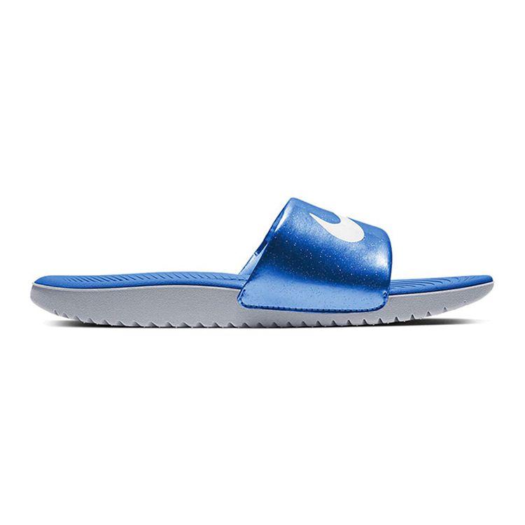 Nike Детские кроссовки Kawa Slide BG Blue Hyper-Cobalt White 819352-400