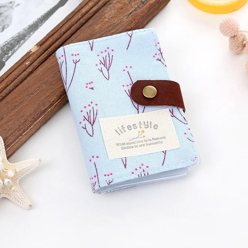 Творческая новая сумка для хранения карточек, тканевый пакет для визиток, держатель для визитных карточек