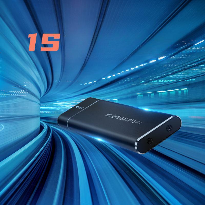 Корпус для твердотельного накопителя USB 3.1 10 Гбит/с M.2, двойной протокол NGFF/NVMe, внешний корпус для жесткого диска M.2 для ноутбука