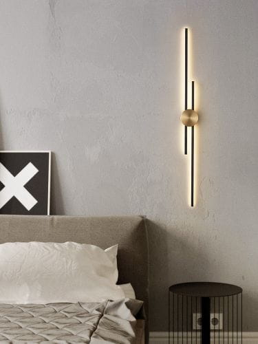 Tanami - elegant modern LED wall lamp Gold 64 cm