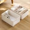 Large Capacity Foldable Cotton & Linen Storage Box - Japanese Style Wardrobe Organizer