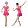 Chandini Adult Leotard Short for Dance and Ballet Size L Women's Dress, Sleeve, One-Piece Set, Lessons,