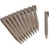 Polypropylene Garden Edging Anchors - NATURE - H26.7 X 1.9 X 1.8 Cm - Taupe Beige