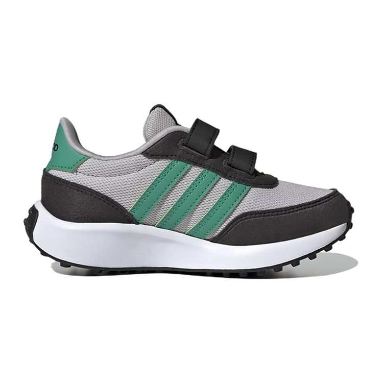 adidas Детские кроссовки Run 70s J Grey Court Green Серо-Двухъядерный-Черный HP7684