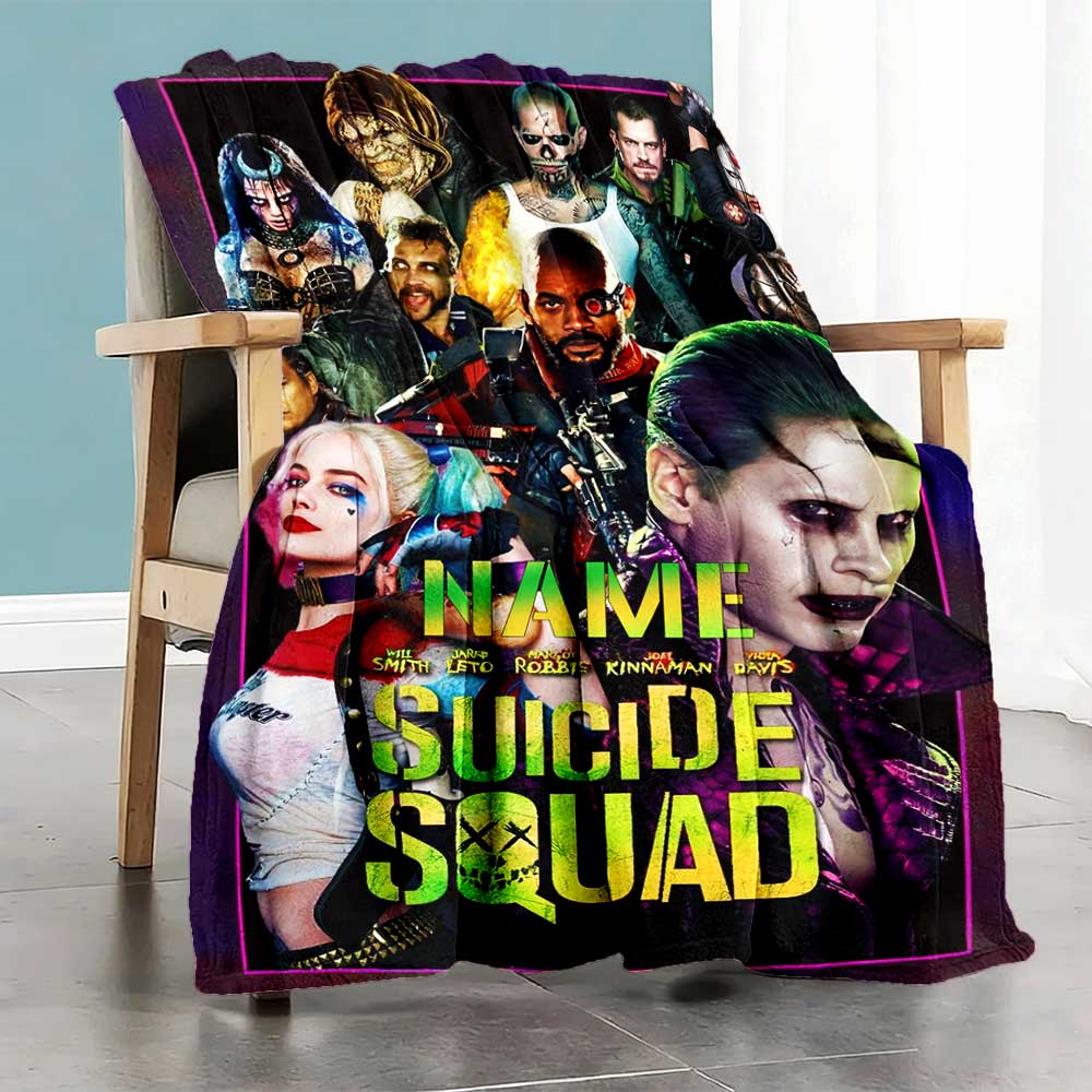 Warnermedia (2) Customize Your Name Blanket Gift Personalized Blanket Soft & Cozy for Bedding Sofa Picnics Seaside for All Occasions