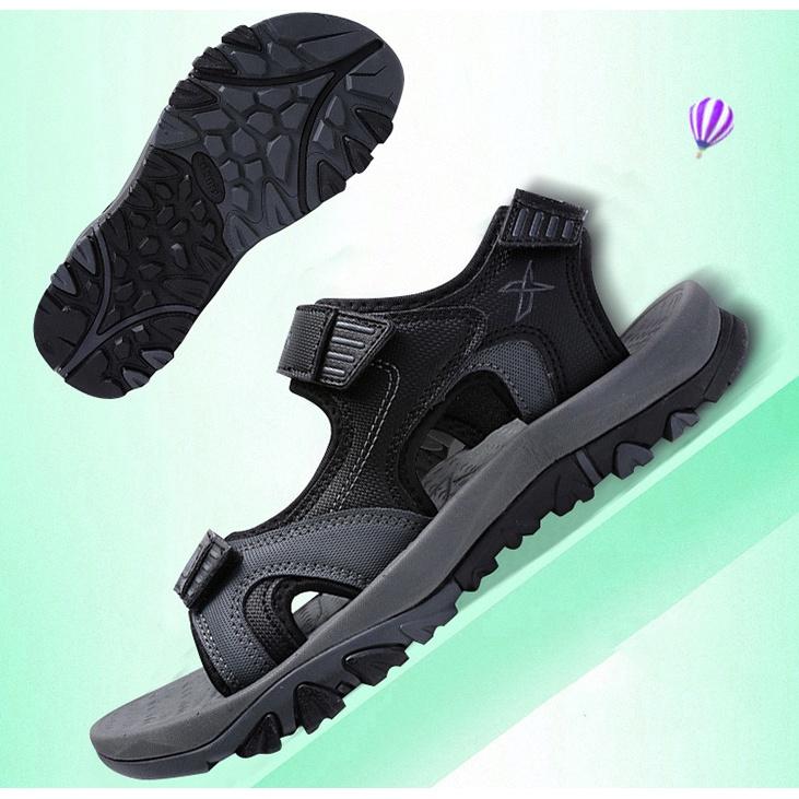 Timeless Design Cowhide Leather Beach Sandals For Men With Breathable Sport Casual Fit
