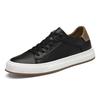 Модные новые дизайны Мужская повседневная обувь из натуральной кожи Для отдыха Ходьба Мужская обувь для скейтборда Универсальная вулканизированная обувь Tenis Masculino