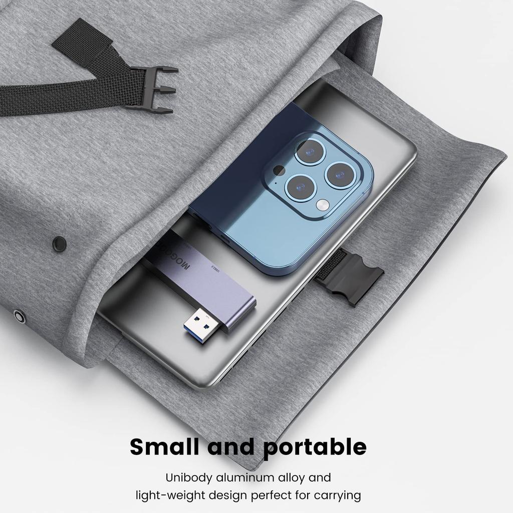 MOGOOD USB Hub USB Splitter USB Male Converter 4 USB Female Left Right Side Hub USB Hub Note Adapter for Laptops Compatible with Mac Mac Surface Pro