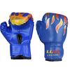 Boxing Gloves LangRay Punching Gloves Training Training Special Training Breathable Martial Arts Karate Kids PU Leather Children's Parent-Child (Blue,