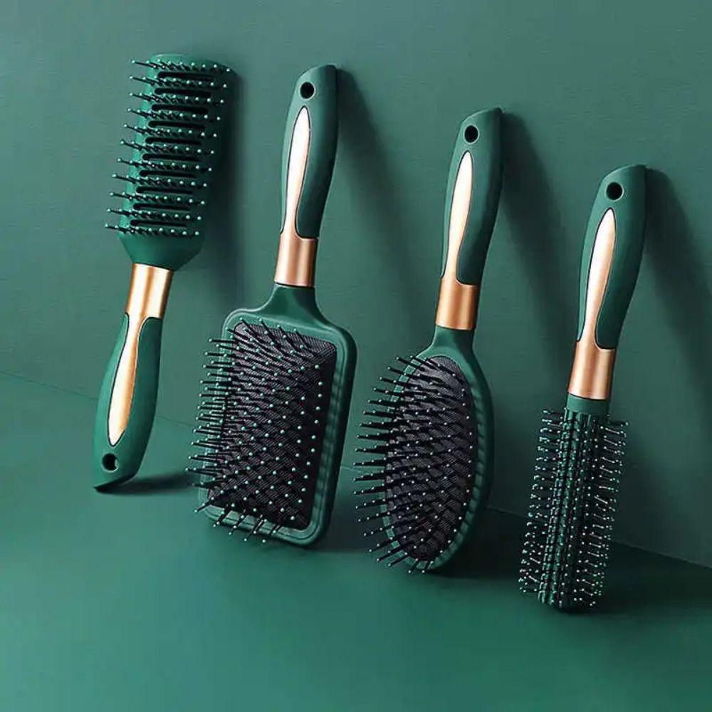 Anti-static Air Cushion Comb Dark Green Massage Comb High Quality Hairdressing Comb