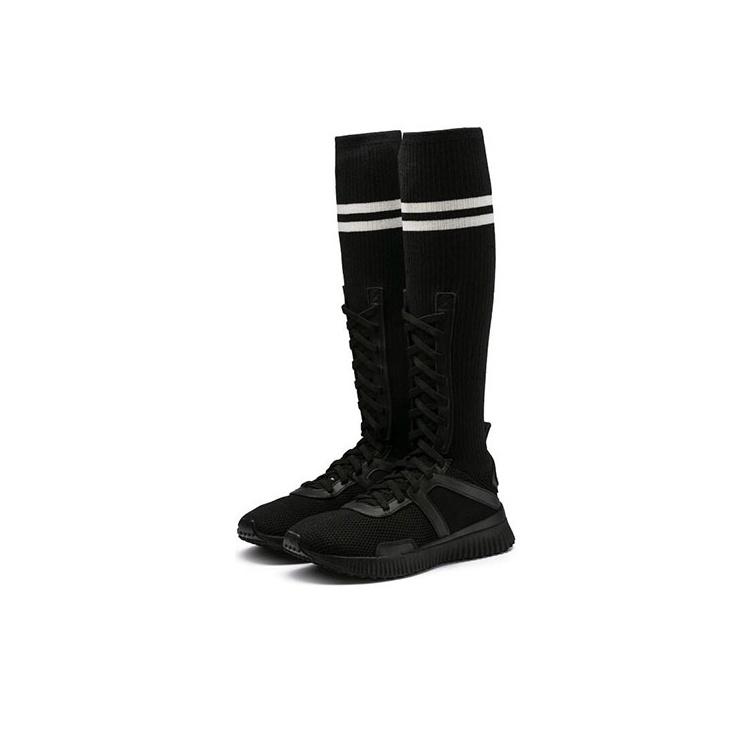 Fenty x Puma Trainer High Черно-белые женские кроссовки 191229-01