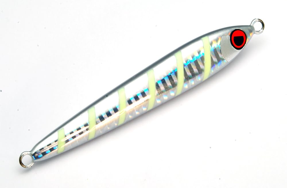 RISE JAPAN Rise Jig Flat 45г RJ07 Зебра Свечение