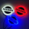 Светодиодный логотип автомобиля Nissan: 4D светящаяся задняя эмблема