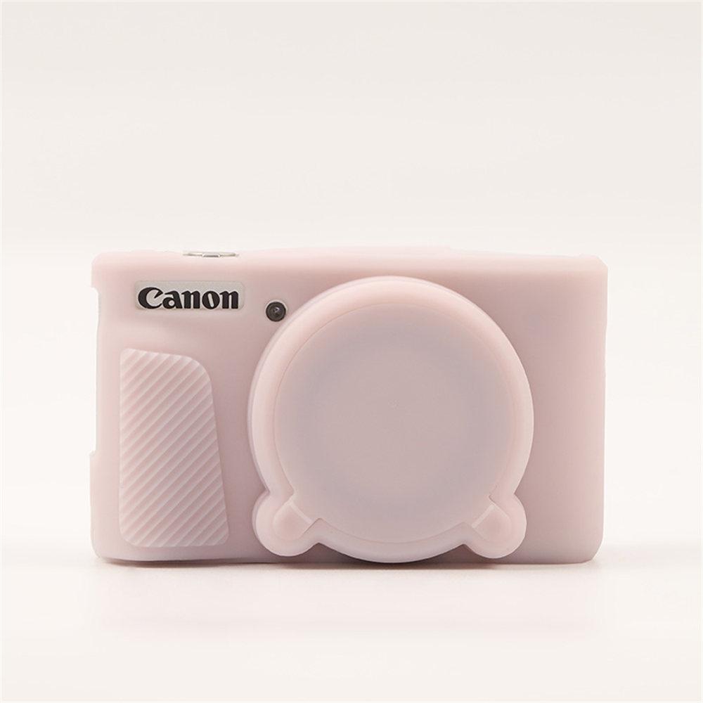 Для SX740HS SX730HS Мягкий резиновый силиконовый чехол для Canon PowerShot SX740 HS SX730 Защитная накладка для корпуса с защитой объектива