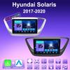 2 DIN Android Carplay автомобильное радио для Hyundai Solaris 2017-2020 мультимедийный проигрыватель головное устройство стерео GPS навигация BT WIFI 4+64 ГБ